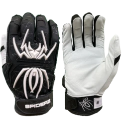 2022 Spiderz ENDITE Batting Gloves - Black/White