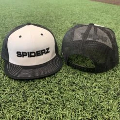 Spiderz Pacific Flat Brim SnapBack - White/Black