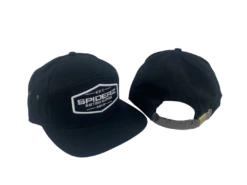 Spiderz 5 Panel Hat W/Patch - Black
