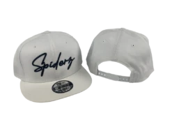 Spiderz New Era Flat Brim SnapBack - White/Black
