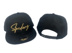 Spiderz New Era Flat Brim SnapBack - Black/Gold