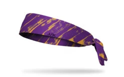 PURPLE REIGN FLEX TIE HEADBAND