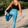 Heather Teal Leggings