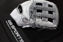 GS Sports 14" Laced H Web Ball Glove - White And Grey