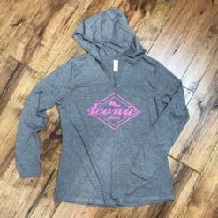 Iconic Women’s Long Sleeve Hooded Tee